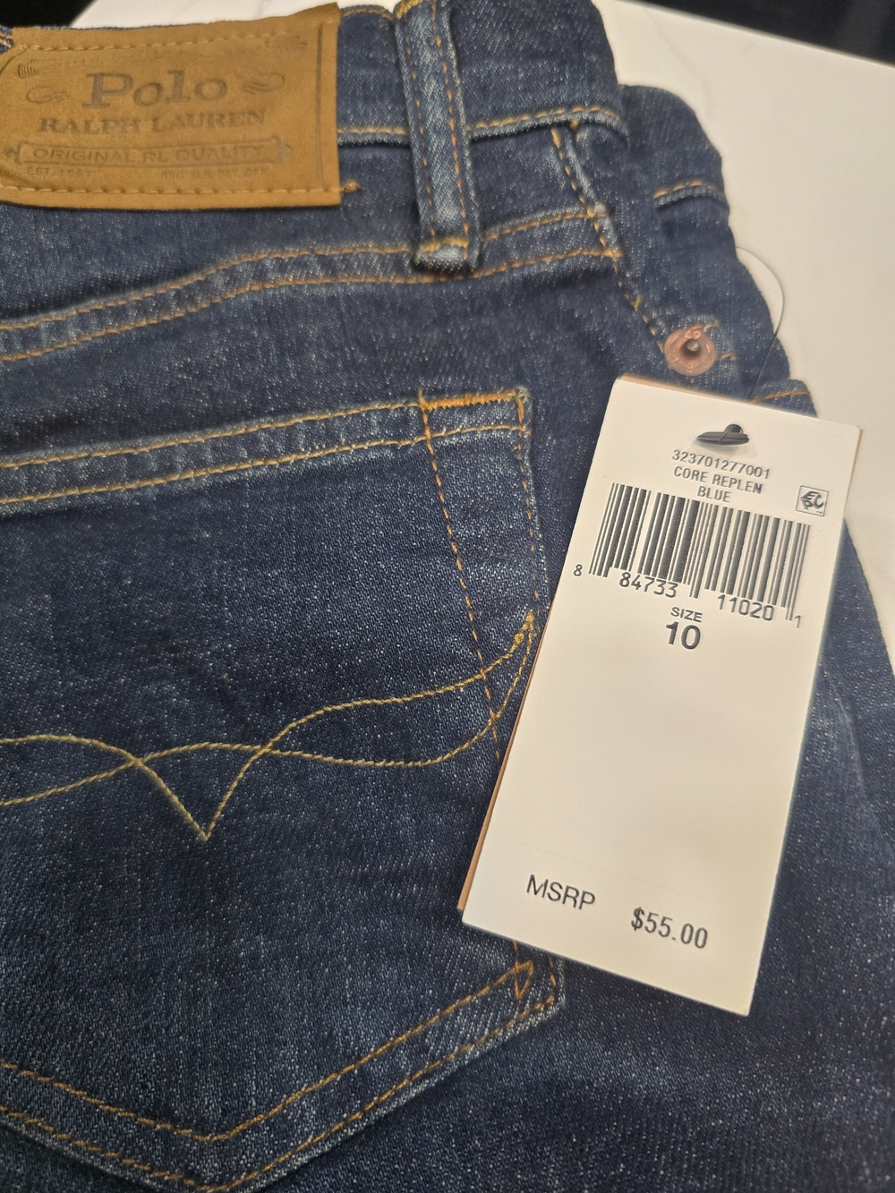 Polo by Ralph Lauren Boy's Dark Blue Jeans - Size 10